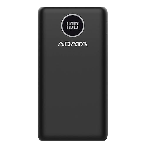 ADATA P20000QCD Powerbank - Li-Pol - USB, USB-C - 18 Watt