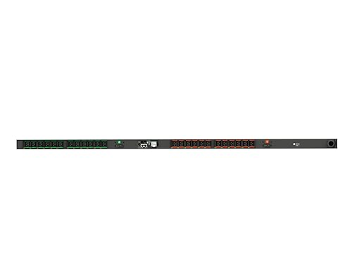 Vertiv Geist Switched Rack PDU - 1U| 30A| 208V| (12) Combination C13/C19 Receptacles| NEMA L6-30P Plug| 4.9kW| High-Contrast LCD| Next Generation Interchangeable Monitoring Device (IMD)| VP5N31A1