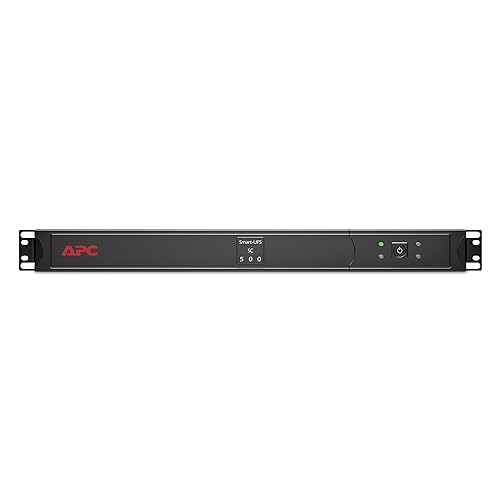 APC Smart-UPS SC 500VA, 1U Rackmount UPS (SC500RM1U)