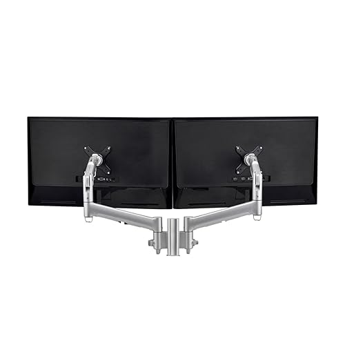 ATDEC Dynamic Display Mount for Dual Monitors Landscape-to-Portrait Rotation F
