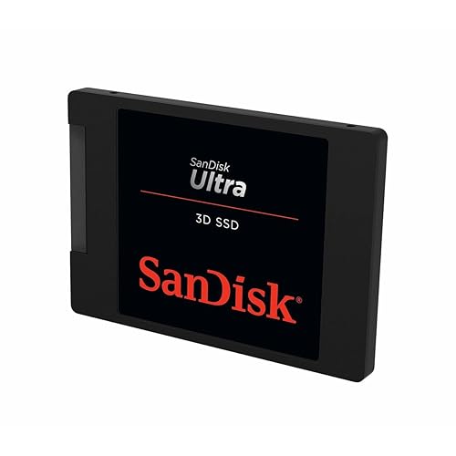 SanDisk Ultra 3D NAND 500GB Internal SSD - SATA III 6 Gb/s, 2.5 Inch /7 mm, Up to 560 MB/s - SDSSDH3-500G-G26 Newest Generation 500GB