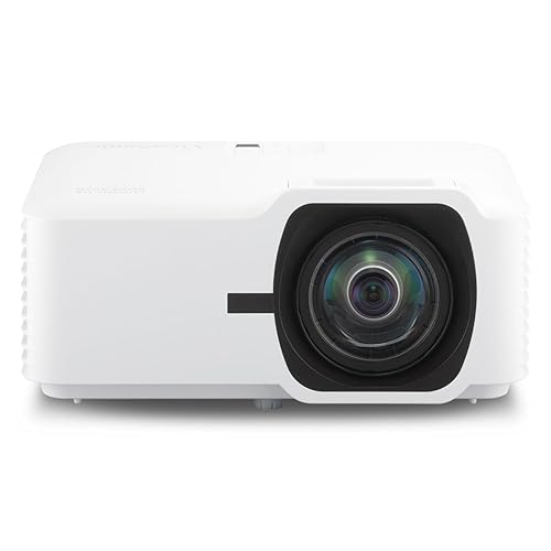 ViewSonic LS711HD 4200 Lumens 1080p Laster Projector with 0.49 Short Throw Ratio, HV Keystone, 4 Corner Adjustment, 360 Degrees Projection for Home and Office