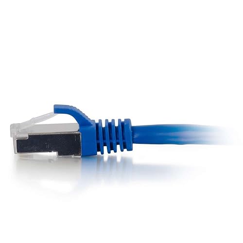 C2G 00676 Cat6a Cable - Snagless Shielded Ethernet Network Patch Cable, Blue (5 Feet, 1.52 Meters) 5 Feet Blue