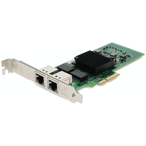 AddOn 10/100/1000Mbs Dual RJ-45 Port 100m PCIe 2.0 x4 Network Interface Card