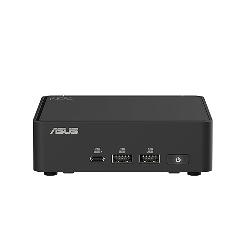 ASUS NUC 15 Pro Slim Full System Mini PC with Intel Series 2 Core 7 240H, 16GB DDR5 RAM, 512GB PCIe G4x4 NVMe SSD, Thunderbolt™ 4, WiFi 7 & Bluetooth 5.4, Toolless Chassis Access