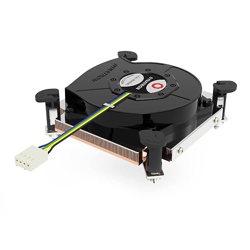 Dynatron Q8 1U Copper Heat Sink with Skiving Fins for LGA 1700 Socket