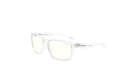 Gunnar Unisex's Clear Eyeglass Cases GUNNAR Focus Crystal/Clear Lens