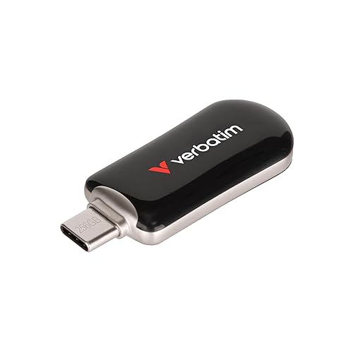 Verbatim Plectra USB-C Flash Drive 256GB Black
