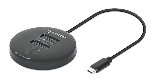 Dual-Bay M.2 NVMe Clone SSD Docking Station