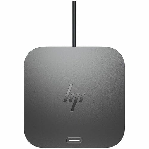 HP Thunderbolt 4 100W TAA G6 Dock (9X478AA) - for Notebook - Charging Capability - 120 W - Thunderbolt 4-4 Displays Supported - 8K, QHD @ 60Hz, FHD @ 60Hz, 5K @ 60Hz, 4K @ 60Hz - 7680 x 4320, 2560 x