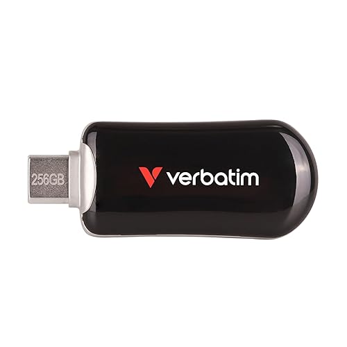 Verbatim Plectra USB-C Flash Drive 256GB Black