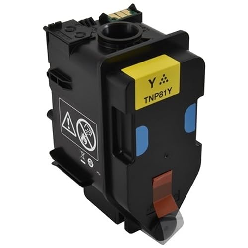 Konica-Minolta TNP81Y Yellow Toner Cartridge for USE in BIZHUB C3300I C4000I EST