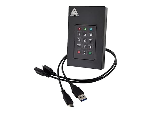 Apricorn Aegis Fortress L3 - FIPS Validated, 1TB SSD USB 3.0 Hardware Encrypted Portable Drive