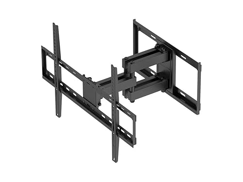 Monoprice EZ Series Full-Motion Articulating TV Wall Mount Bracket for TVs Up to 70in Max Weight 99lbs VESA Patterns Up to 600x400 Rotating