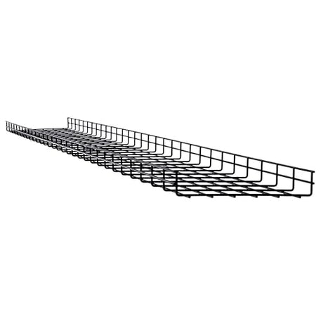 Tripp Lite Wire Mesh Cable Tray Management Organization, Ideal for Industrial & Data Centers, 10 Pack, 12 inches x 2 inches x 10 Feet / 300 x 50 x 3000 millimeters, 5-Year Warranty (SRWB12210STR10)