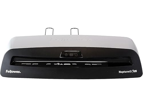 Fellowes Neptune3 Advanced 4-Roller Laminator -7 mil Lamination Thickness, Silver, Black, 4.6 x 20 x 5.5, 5721401