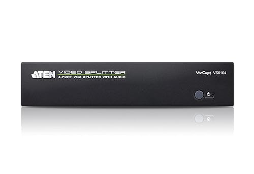 Aten VS0104 4PORT VGA Switch HDB15 Stereo Jack 1920X1440 with RS232