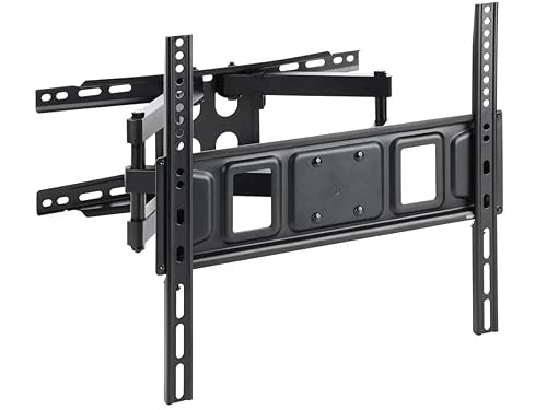 Monoprice Full-Motion Articulating TV Wall Mount Bracket for TVs 32in to 70in, Max Weight 88 lbs, Extension Range 2.4in 18.4in, VESA Up 400x400, Rotating, Fits Curved Screens (43199)