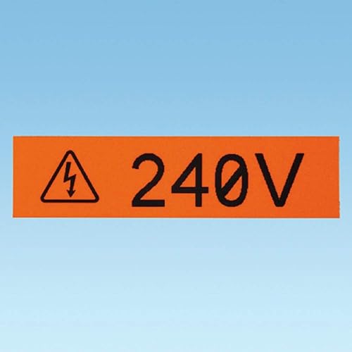 Panduit T050X000VPC-BK P1 Cassette Continuous Tape Label, Vinyl, Black/White Black on White 0.50-Inch Width