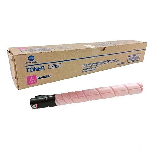Konica Minolta TN514M A9E8330 Bizhub C458 C558 C658 Toner Cartridge (Magenta) in Retail Packaging