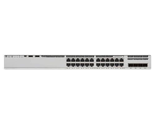 Cisco Catalyst 9200 C9200L-24T-4G Layer 3 Switch - 24 X Gigabit Ethernet Network, 4 X Gigabit Ethernet Uplink - Manageable - Twisted Pair, Optical Fiber - Modular - 3 Layer Supported