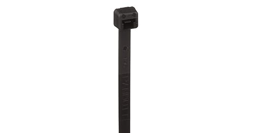 Panduit PLT3S-C0 Pan-Ty Locking Tie, Standard, 11.5-Inch Length, Weather Resistant Nylon 6.6, Black (100-Pack)