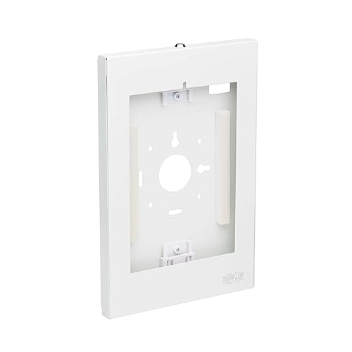 Tripp Lite Secure Tablet Kiosk Wall Mount for iPad & Android, Anti-Theft Lock & Keys Included, Supports 9.7” to 11” Tablets, Pads Protect from Scratches & Scuff Marks, 5-Year Warranty (DMTB11)