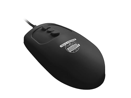 Man & Machine Mighty Mouse, Sealed Waterproof - Black