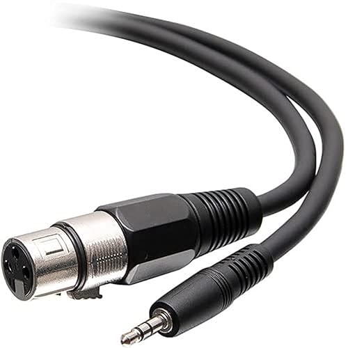 C2G 6ft 3.5mm TRS 3 Position Balanced to XLR Cable - M/F - 6 ft Mini-phone/XLR Audio Cable for Audio Device, Tablet, Notebook, Recorder, Amplifier, Speaker, Microphone, Console - First End: 1 x Mini-p