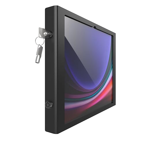 Compulocks Galaxy Tab S9/S10 Ultra 14.6 Apex Enclosure Wall Mount - Black Secure Tablet Holder for Home, Office, & Retail, Sleek Design, Perfect for Digital Signage & Kiosks Black S9/S10 Ultra 14.6