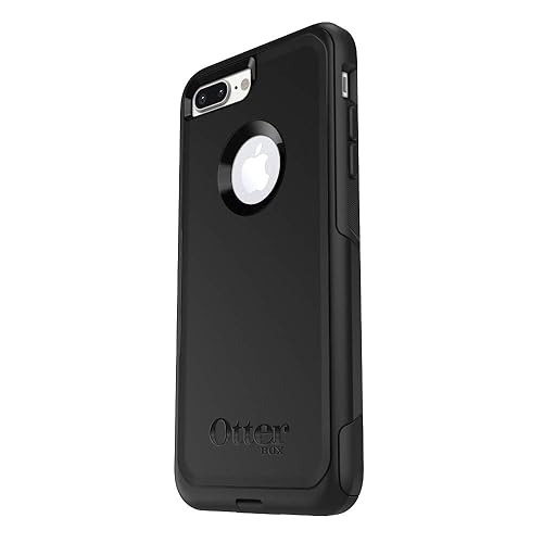 OtterBox iPhone 8 PLUS & iPhone 7 PLUS (ONLY) Commuter Series Case - BLACK, Slim & Tough, Pocket-Friendly, with Port Protection Case BLACK Standard Packaging