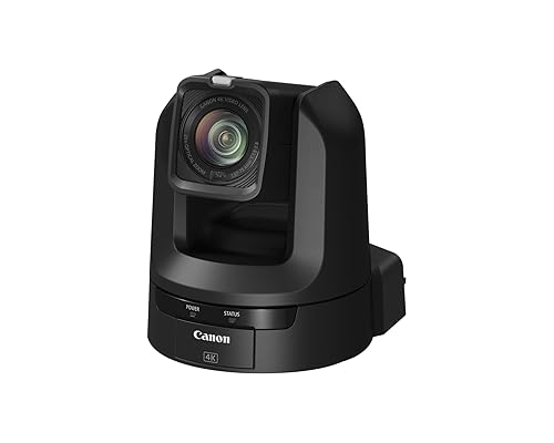 Canon CR-N100 PTZ Camera (Black), 20x Optical Zoom, 4K UHD Video, Professional Productions, House of Worship, Education, Broadcast, Corporate, Events