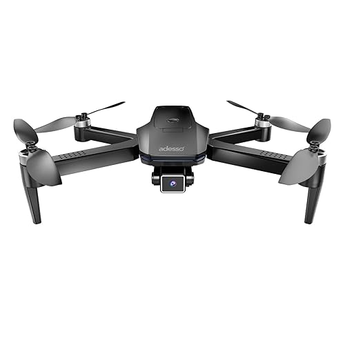 Adesso CyberDrone X3 2K FPV Camera Drone GPS WiFi 300 Meter Range Dual Control Lightweight Quadcopter with Gimbal and Remote