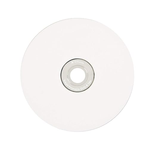Verbatim Corporation 100pk Dvd-r 16x 4.7gb Branded White Inkjet Printable Spindle