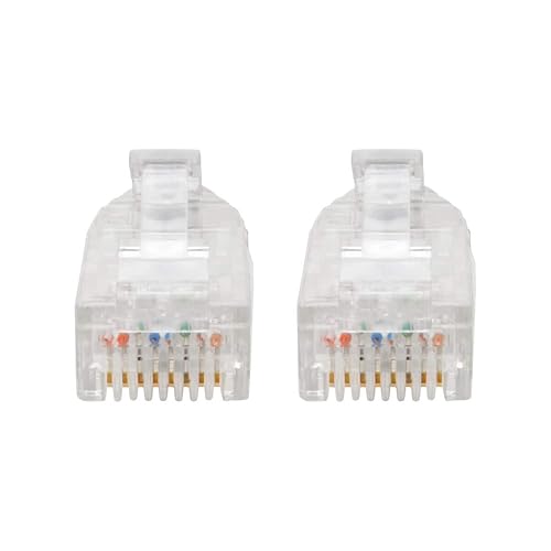 Tripp Lite Cat6 Gigabit Patch Cable, RJ45 M/M, Gigabit, Snagless, UTP, Molded, Slim, Black, 6 ft. (N201-S06-BK) Black 6 ft.