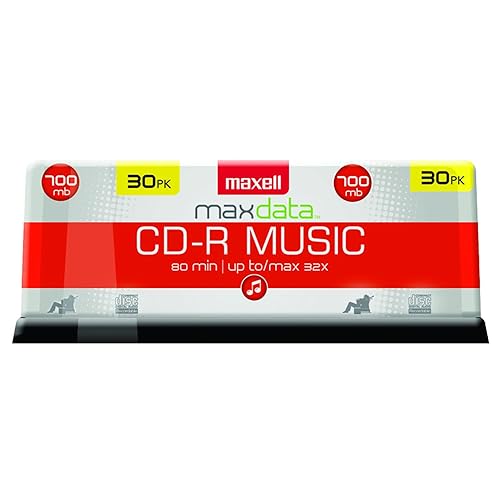 Maxell 625335 Music CD-Rs, 30-Count Spindle