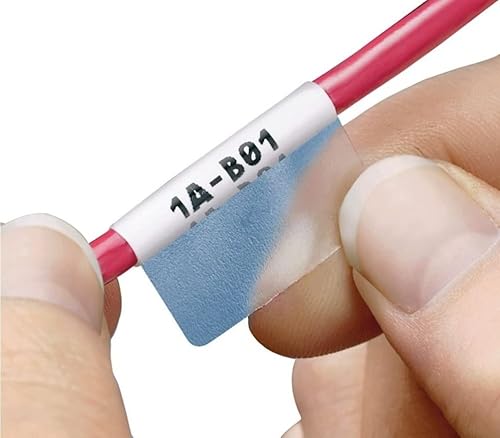 Panduit S200X150YAJ Laser/Inkjet Self-Laminated Label, Polyester, Clear/White (1,000-Pack)