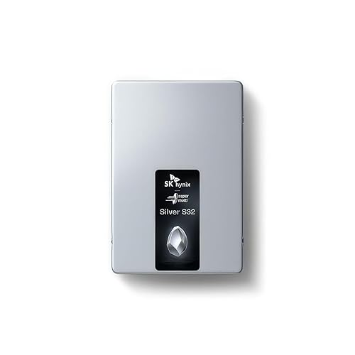 SK hynix 500GB Internal SSD, 2.5-inch SATA III, Silver S32 Model, TLC NAND, 560MB/s Read Speed, 510MB/s Write Speed