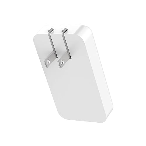 j5create 65W GaN Slim PD USB-C 2-Port Charger, White, JUP2465