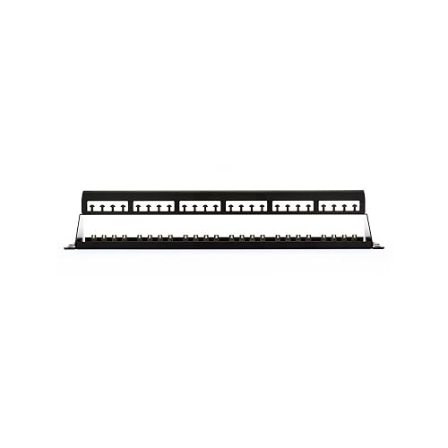 Panduit CP24WSBLY 24-Port Flat Patch Panel, Black