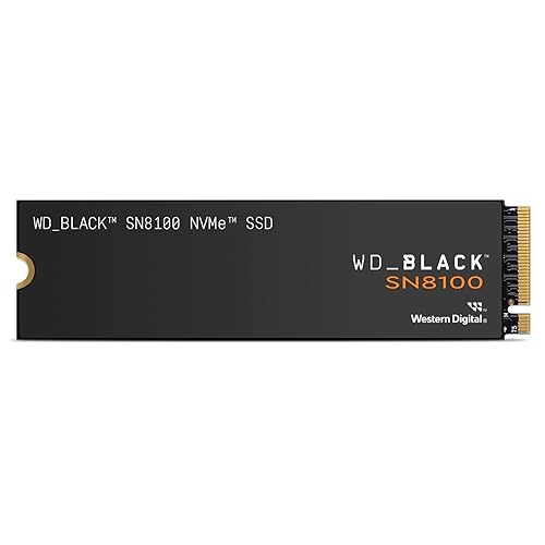 WD_BLACK 1TB SN8100 NVMe Internal Gaming SSD Solid State Drive - Gen 5 PCIe 5.0x4, M.2 2280, Up to 14,900 MB/s - WDS100T1X0M