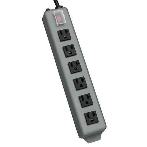 Tripp Lite Waber Industrial Power Strip 6 Outlet 15' Cord 5-20P