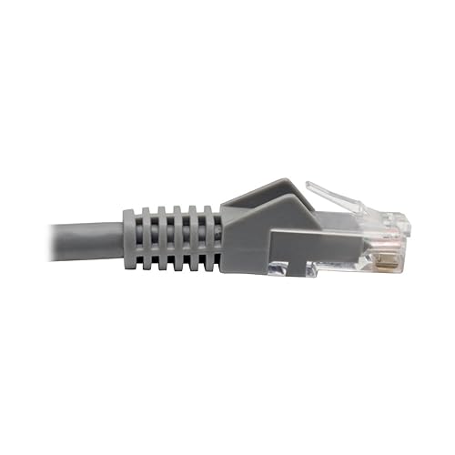 Tripp Lite N201-06N-GY Cat6 Gigabit Ethernet Snagless Molded Patch Cable 24 AWG 550MHz Premium UTP, Gray, RJ45 M/M 6