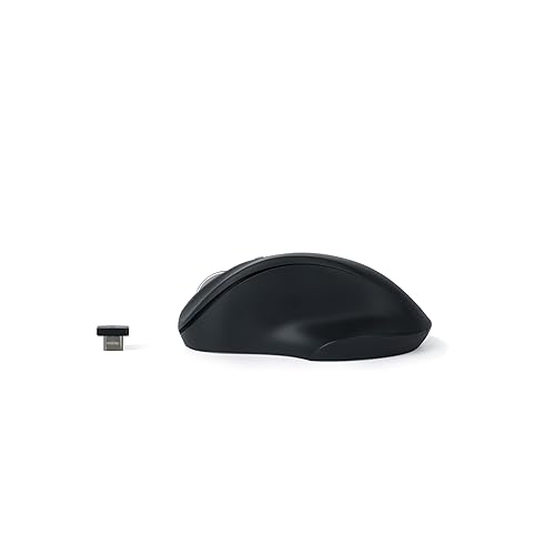 Matias The Wireless USB-C Pro Mouse - Premium PBT Material, Ergonomic Design, Long Battery Life, AES-128 Bit Encryption - Compatible with Computers, Laptops, and Chromebooks (Rechargeable)