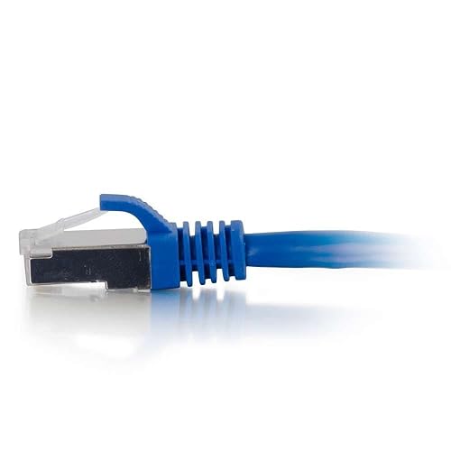 C2G 27256 Cat5e Cable - Snagless Shielded Ethernet Network Patch Cable, Blue (10 Feet, 3.04 Meters)