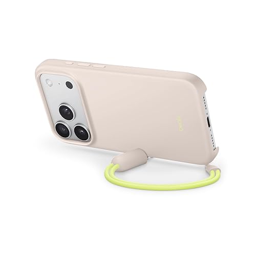 Beats iPhone 17 Pro Kickstand Case with MagSafe & Camera Control, Built in Stand & Lanyard, Matte Finish with Microfibre Lining – Lime Stone iPhone 17 Pro Kickstand Lime Stone