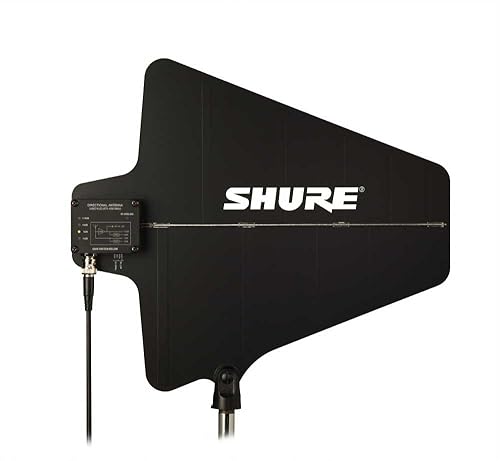 Shure UA874X Active Directional Antenna and Wireless Microphone Systems,Black