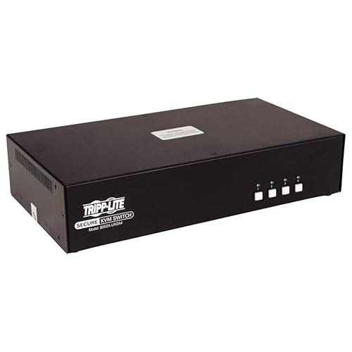 Tripp Lite Secure KVM Switch 4-Port Dual-Monitor HDMI 4K30Hz NIAP PP3.0 TAA (B002A-UH2A4)