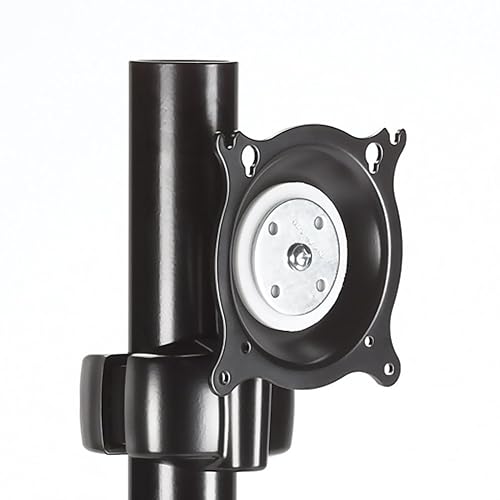 Chief KPP110B Pivot/Tilt Pole Mount, 40 lb Weight Capacity, 4.7 H x 6.4 W x 4.2 D, Black