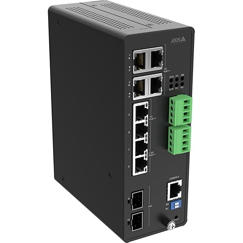 AXIS D8208-R Industrial POE++ S 8-Port Managed Industrial POE++